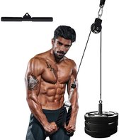 Krachtstations - Zinaps pulley-systeem, kabel, machine, DIY-fitness, met 2 verwijderbare handgrepen, thuis, voor biceps, triceps, schouders en achtertraining. (WK 02132)