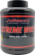 Fast Research | Extreme Whey Banaan - 100% Whey Protein - Eiwitshake - 2270 gram - 76 doseringen