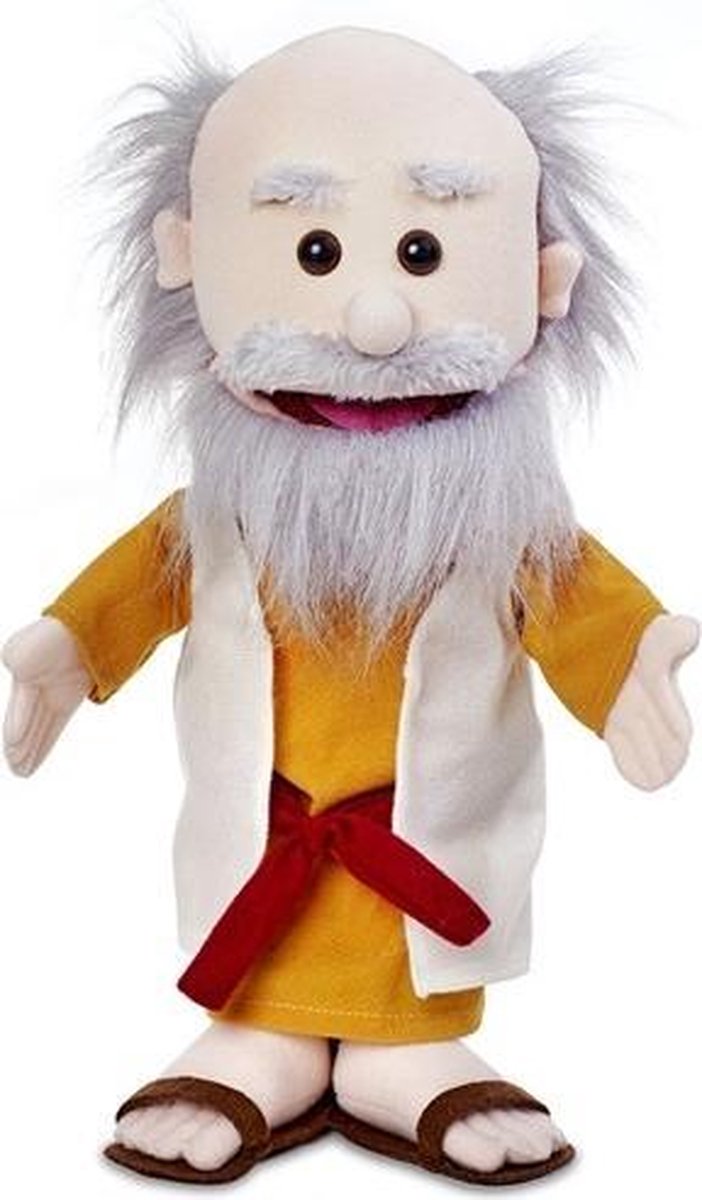 Sillypuppets - Bijbelse Handpop Mozes 36 cm - Bijbelverhalen - Doop - Communie - Zondagschool
