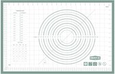 BrandNewCake® Siliconen Deegmat met Maatindeling 60 x 40 cm - Uitrollen Bakmat - Anti Slip - Anti Kleef - Herbruikbaar