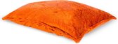 Drop & Sit Furry Zitzak - Oranje - 130 x 150 cm - Voor Binnen