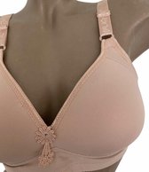 Dames BH voorgevormd zonder beugel 95B beige 46/105