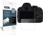 dipos I 2x Pantserfolie mat compatibel met Nikon D3200 Beschermfolie 9H screen-protector