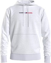 Tommy Hilfiger Straight Logo Trui - Mannen - Wit