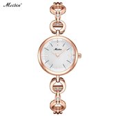 Longbo - Meibin - Dames Horloge - Rosé/Wit - 26mm