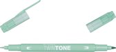 Tombow Twintone marker 86 mint green