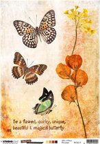 Studio Light Rice Paper Butterfly Collection nr.19 RICEJL19 A4 (02-21)