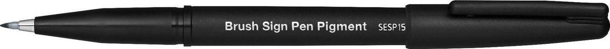 Merkloze Kalligrafie Stift met Pigmentinkt - Grijs