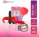 LoveBoxxx I Love You – Spannende Erotische Geschenkset Inclusief Sex Toys en Accessoires - Valentijn cadeautje