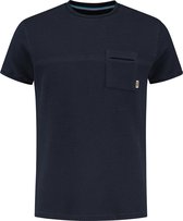 Gabbiano T-shirt T Shirt Wafflestructuur Met Ronde Hals 151764 Navy 301 Mannen Maat - S