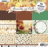 Paper Pad - Beauty Of Fall nr. 13 - 15 x 15 cm  - 170 grams - Studiolight