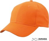 Jumada's Baseball Cap - Baseball Pet - Met 6 Panelen - Katoen - Oranje