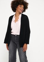 LOLALIZA Gebreide cardigan - Zwart - Maat S/M