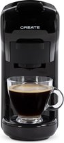 CREATE POTTS Koffiemachine - Koffiecupmachine - Capsule koffiezetapparaat - Nespresso, Dolce Gusto - 1450W - Zwart