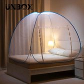 UNBOX - Klamboe Tent - Bedtent - 180x200x150cm - Incl. Rits, Pop up & Opbergzak