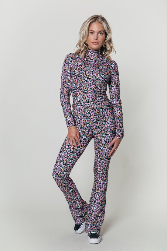 Colourful Rebel Mini Flower Peached Flare Broek - Maat S
