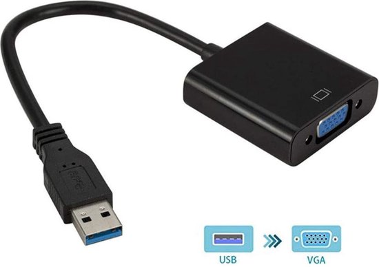 Garpex® USB 3.0 naar VGA Adapter Kabel Multi Display Video Converter |  bol.com