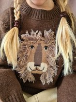 Trui kind - Sweater Kind - Tricot kind -  Maat 92/98 -Trui meisje en jongen -  Trui met Leeuw - Hii You