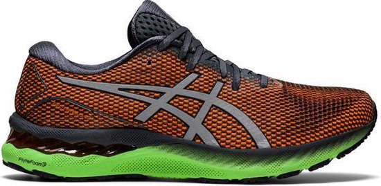 Foto: Asics gel nimbus 23 lite show heren oranje groen maat 42 5