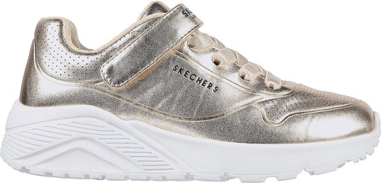 Skechers Sneakers - Maat 35 - Meisjes - Goud (Glanzend metallic)