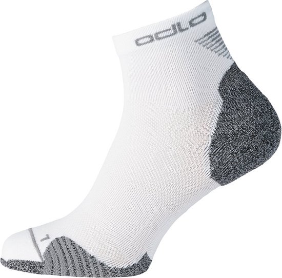 Odlo Socks Chaussettes de sport unisexes Quarter Ceramicool - Blanc - Taille 36-38