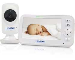 LUVION® Icon Deluxe White - Babyfoon met Camera - Premium Baby Monitor