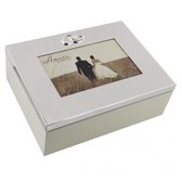 Fotolijst bewaarbox bruiloftzilveren ringen van Amore by Juliana