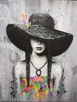 Banksy Stijl Graffiti Wall Art Print Poster Wall Art Kunst Canvas Printing Op Papier Living Decoratie 100x150cm Multi-color