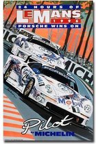 24 Hours Of Le Mans Origineel Print Poster Wall Art Kunst Canvas Printing Op Papier Living Decoratie 90x130cm Multi-color