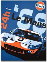 24 Hours Of Le Mans Origineel Print Poster Wall Art Kunst Canvas Printing Op Papier Living Decoratie 60x90cm Multi-color