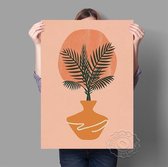 Potted Plant Print Poster Wall Art Kunst Canvas Printing Op Papier Met Waterproof Inkt  A