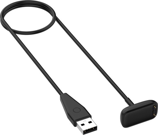 YONO Oplader geschikt voor Fitbit Charge 5 / 6 en Fitbit Luxe - USB Oplaadkabel - 1 Meter