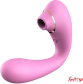 TipsToys Luchtdruk Vibrators -  Dildo voor Vrouwen Seksspeeltjes Roze