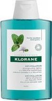 Klorane - Anti Pollution Detox Shampoo With Aquatic Mint - Detoxikační šampon chránící před vnějšími vlivy Máta vodní