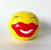 Spaarpot - Smiley Kiss - Kus - Emotie - Emoji + Gratis Emoji Portemonnee