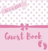It's a girl, baby shower guest book (Hardback)