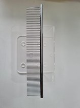 Belux Surgical /   hondenkam 20cm x 4 cm - RVS  kam grof/fijn