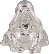 Boeddha standbeeld | zilveren boeddha beeld | Schenkcadeau | Decoratie