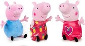 Peppa Pig, Knuffels, Pluche Knuffels, 3 stuks, 20 cm,