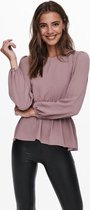Only T-shirt Onlmette Dar L/s O-neck Top Noos Wv 15240593 Elderberry Dames Maat - XS