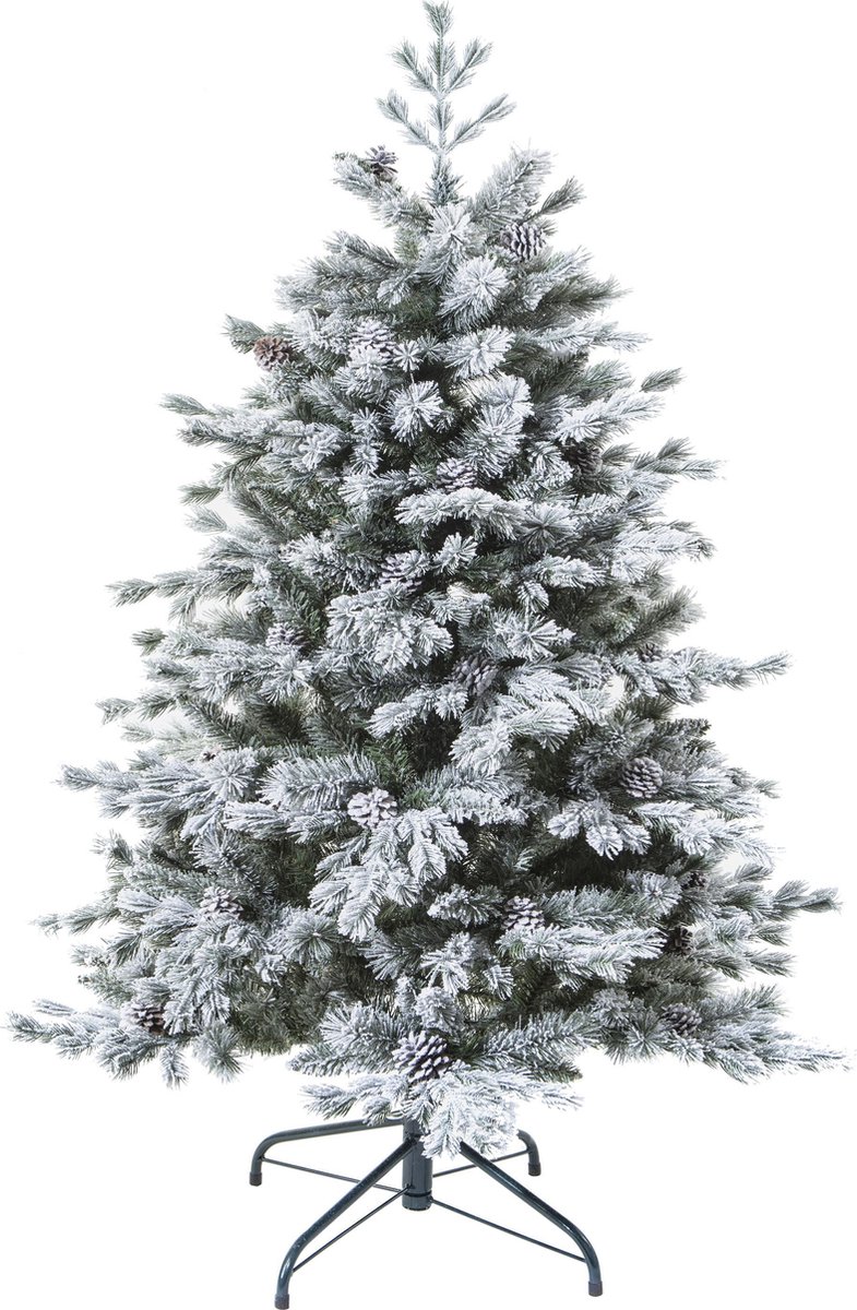 Deluxe Kunstkerstboom Yukon Fir - Kerstboom met sneeuw - 150 CM - Kerstboom
