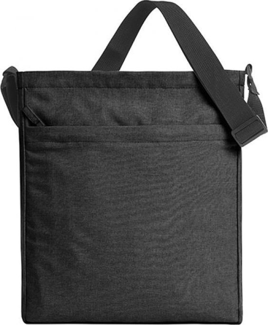 Shoulder Bag Circle (Zwart Gemeleerd)