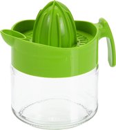 Made4Home® – Citruspers | Fruitpers | Handmatig | Geel of Groen | 1Stuk | Met glazen opvangbakje | 300ml