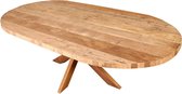 Riche Maison, tafel Rétabli, reclaimed wood, model ovaal 240X110CM