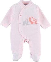 noukie's , meisje , pyjama rose olifant , velour , 18 maand 86