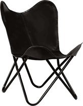 Dakta® Stoel | Vlinderstoel | Luxe stoel | Woonartikelen | Eetkamerstoel | Bureaustoel Leer | Zwart