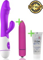 Tarzan Vibrator met Glijmiddel - Vibrators voor Vrouwen - Sex Toys - Dildo - Clitoris Stimulator - Kerst - Kerstcadeau - Paars