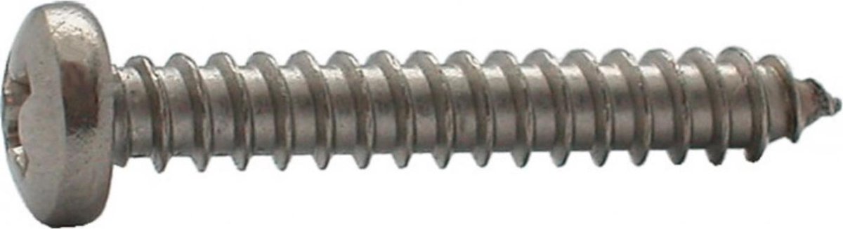 Plaatschroef verzinkt cilinderkop 3.5x25 mm 25 stuks Starx