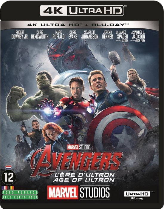 Avengers - Age Of Ultron (4K Ultra HD Blu-ray) (Import geen NL ondertiteling)
