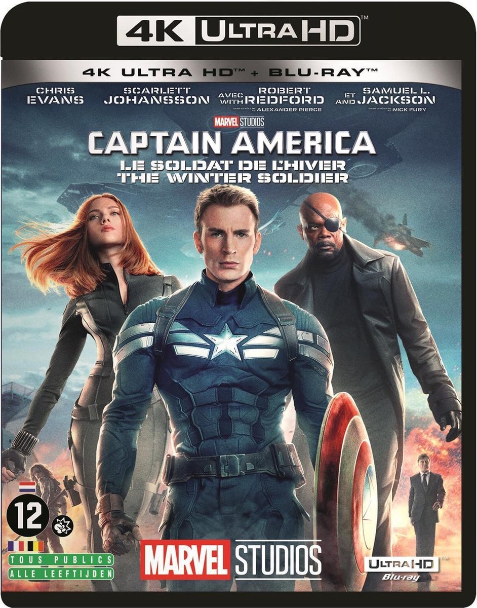 Captain America - The Winter Soldier (4K Ultra HD Blu-ray) (Import geen NL ondertiteling)-